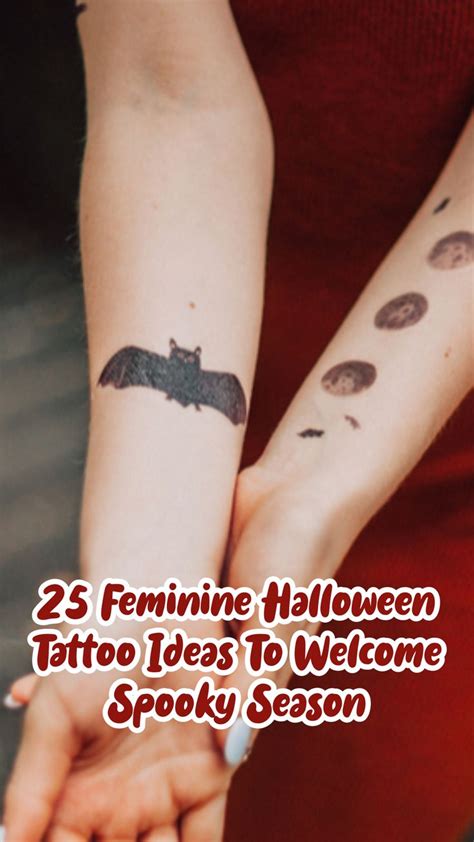 halloween themed feminine halloween tattoos|25 Feminine Halloween Tattoo Ideas To Welcome Spooky Season